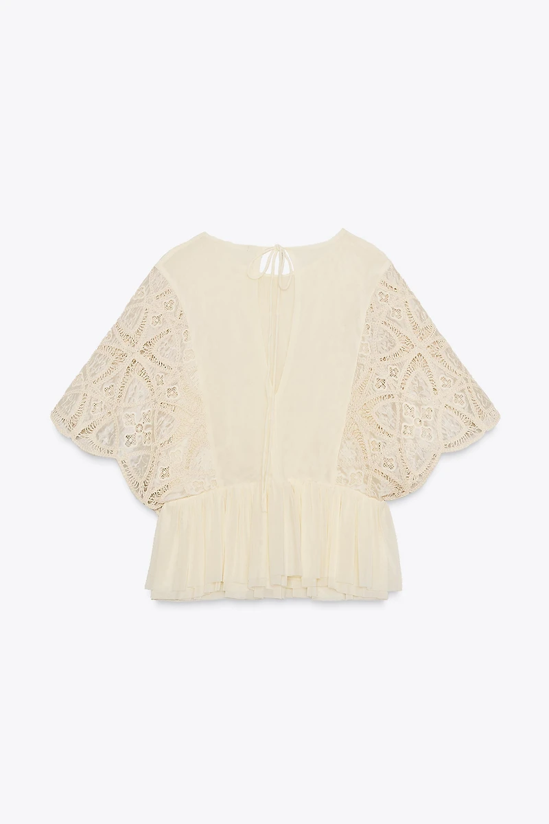 EMBROIDERED TOP