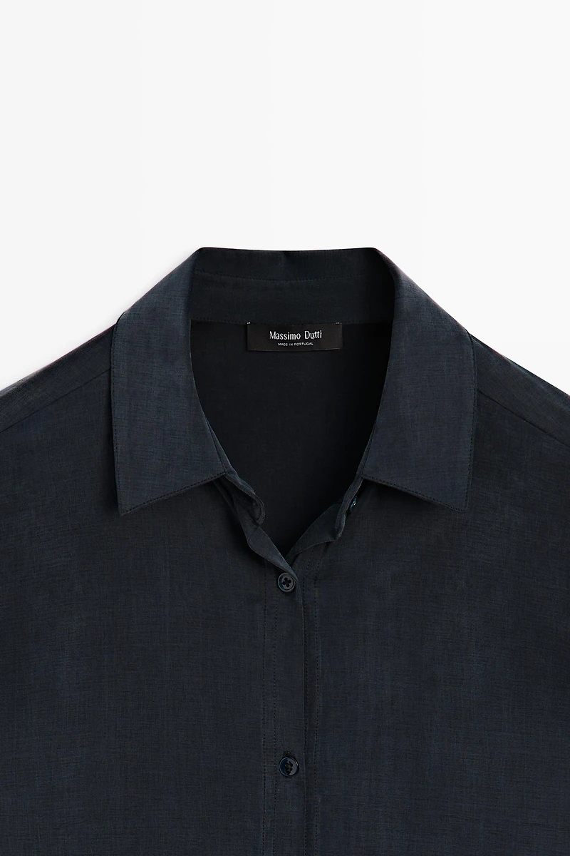 Flowing shirt with collar - STUDIO