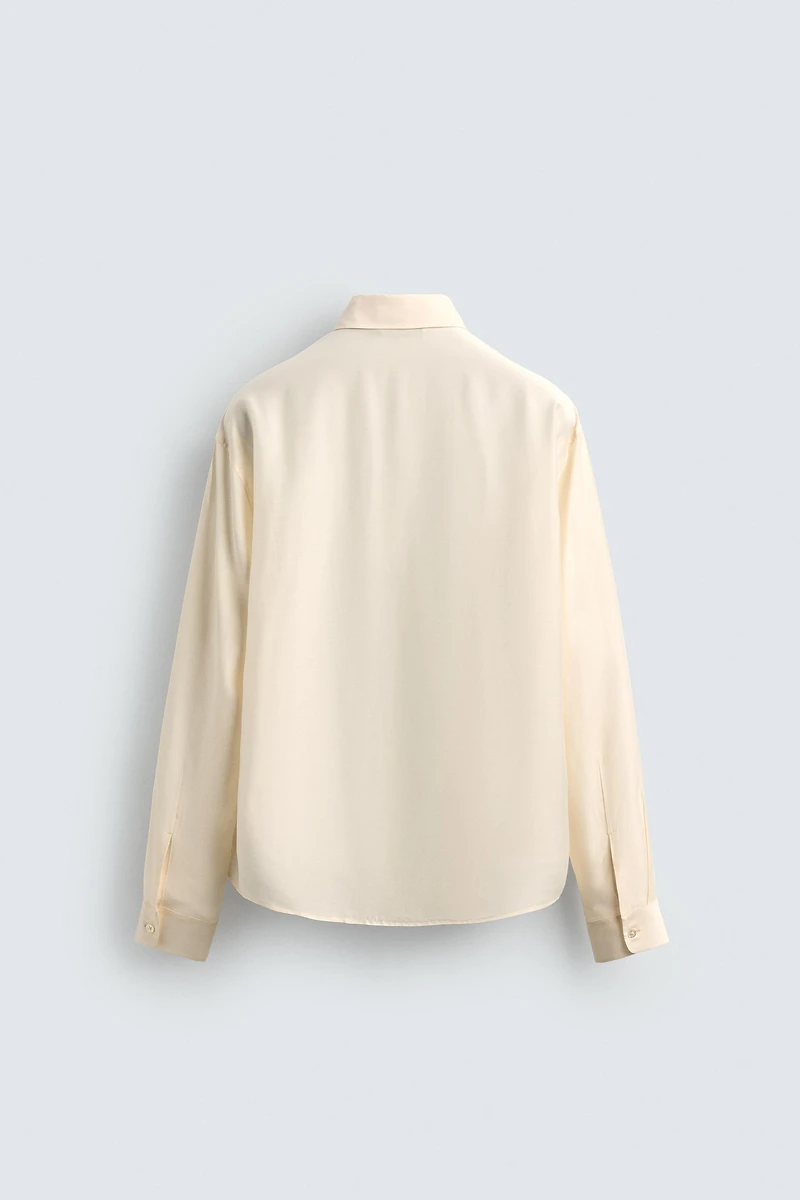 FLOWY BAMBOO - SILK SHIRT