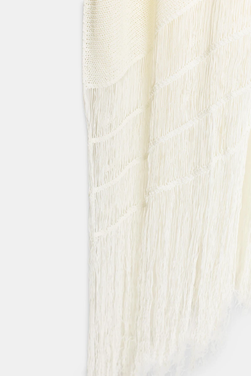 FRINGED KNIT TUNIC