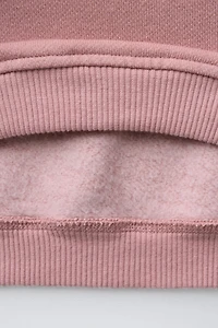FLORAL EMBROIDERY SWEATSHIRT