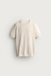 T-SHIRT EN MAILLE COUPE DÉCONTRACTÉE