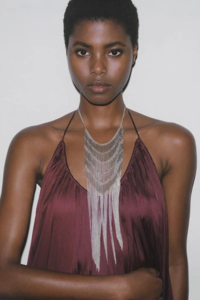 MULTI-CHAIN WATERFALL NECKLACE