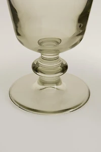 COLOURED WINE GLASS
