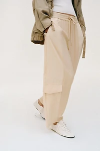 PANTALON BARREL BIMATIÈRE