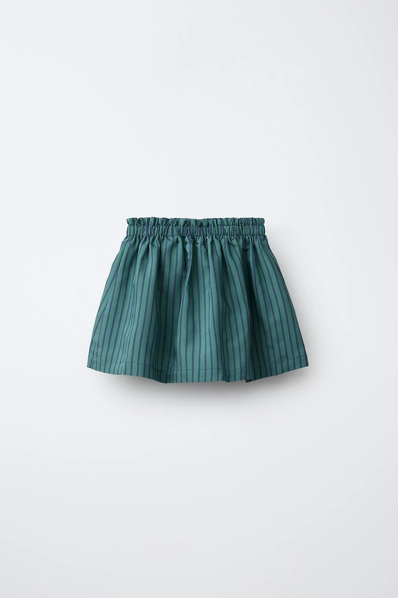 STRIPED MODAL SKORT