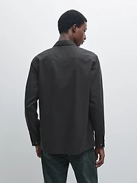 Chemise regular à micro-carreaux