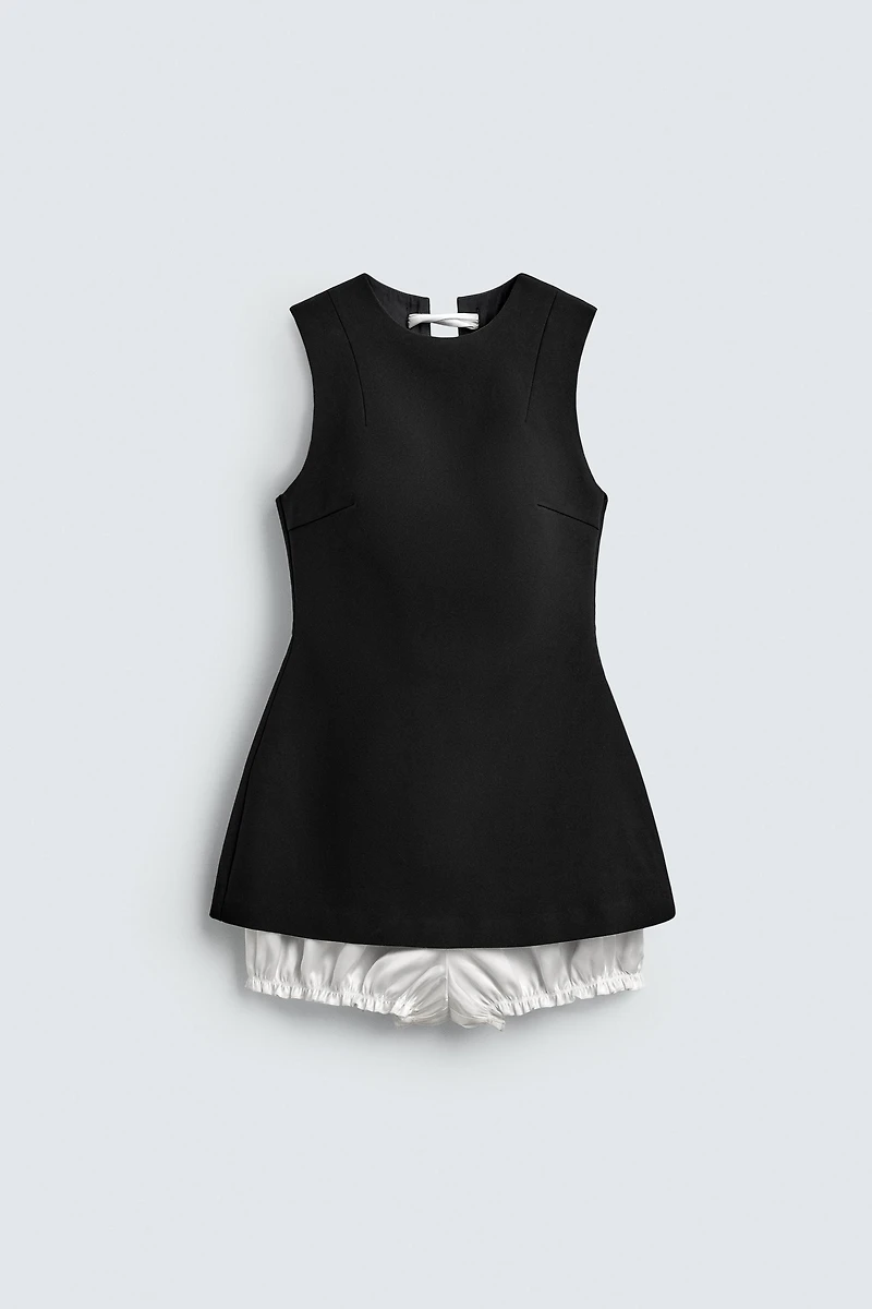 CONTRAST POPLIN PLAYSUIT HARRY LAMBERT FOR ZARA X DISNEY
