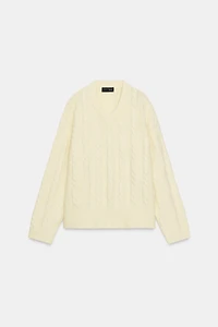 SOFT CABLE KNIT JUMPER