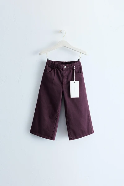 ZARA TIMELESS - WIDE LEG TWILL PANTS