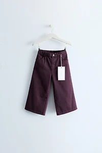 ZARA TIMELESS - WIDE LEG TWILL PANTS