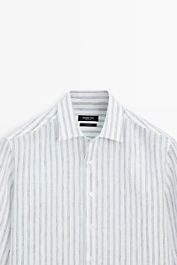 100% linen regular fit shirt