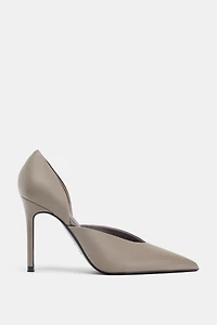 HIGH HEELED LEATHER SHOES