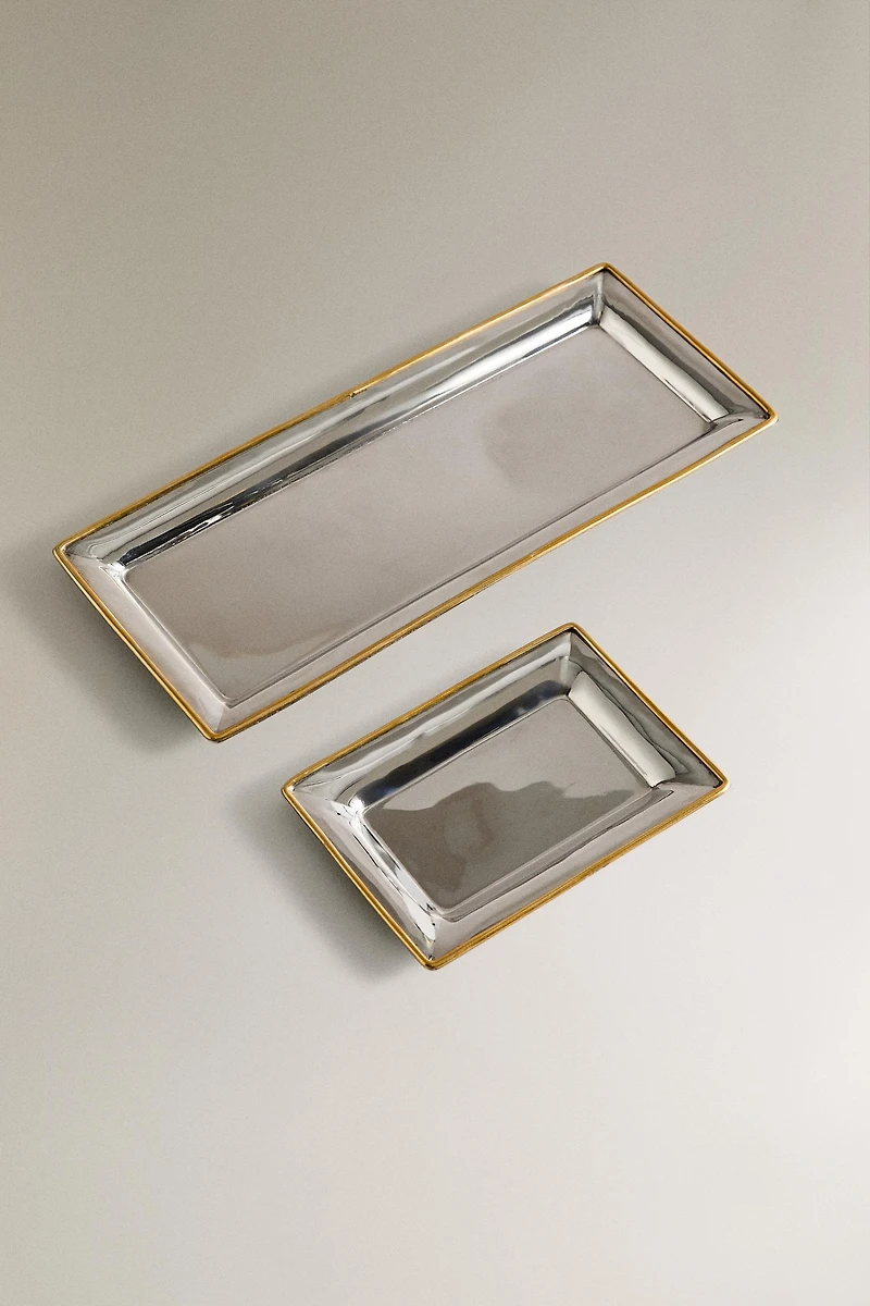 PLATEAU DÉCORATIF BORDURE NOËL