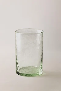 HAMMERED EFFECT GLASS SOFT DRINK TUMBLER
