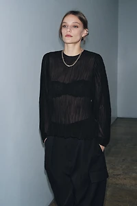 BLOUSE PLISSÉE ZW COLLECTION