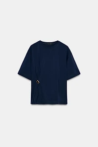 HEAVY COTTON APPLIQUÉ T-SHIRT
