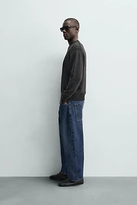 TAPERED WIDE FIT JEANS