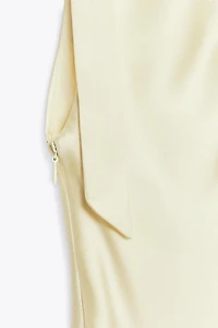 SATIN MIDI DRESS WITH TIES