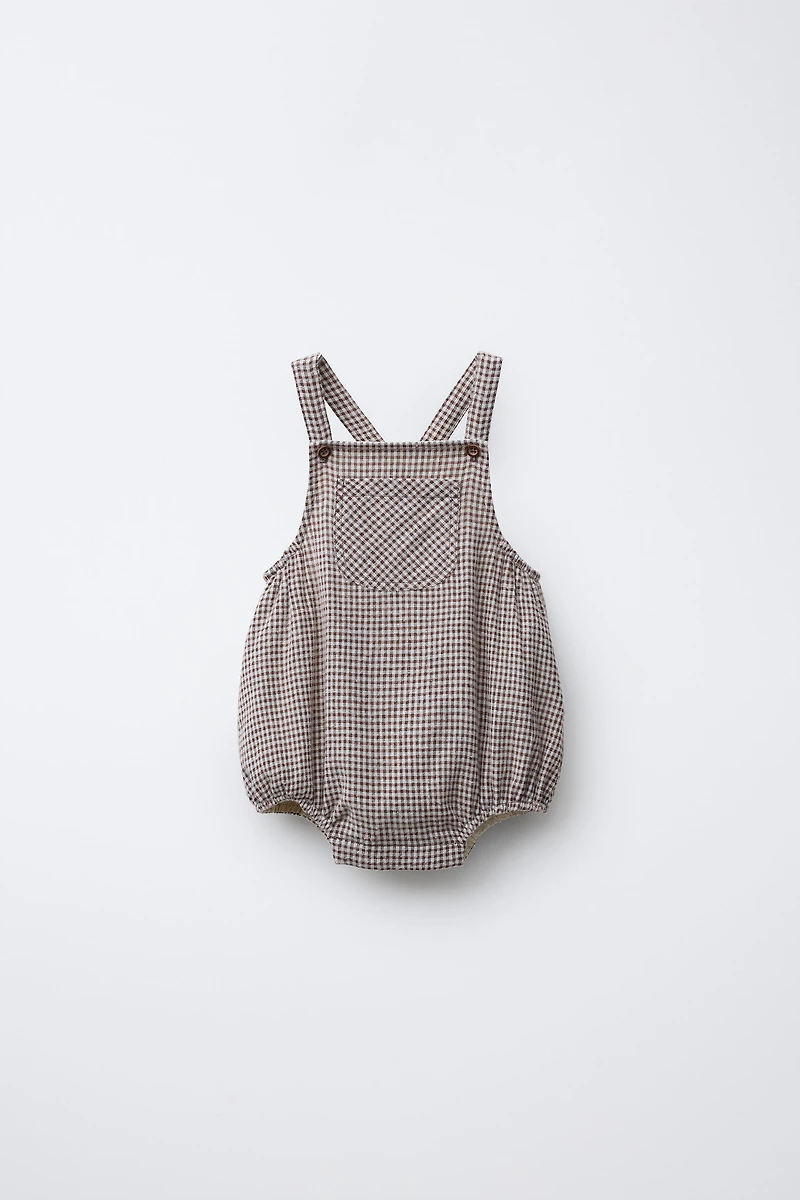 PLAID ROMPER