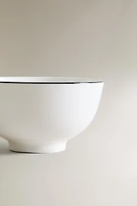 MINIBOL BONE CHINA FILET NOIR