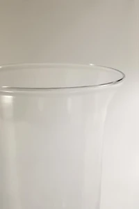 FLARED GLASS VASE