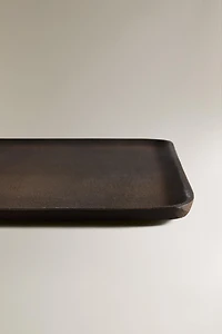 BLACK METAL TRAY