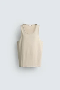 MEDIUM WEIGHT REGULAR FIT TANK TOP