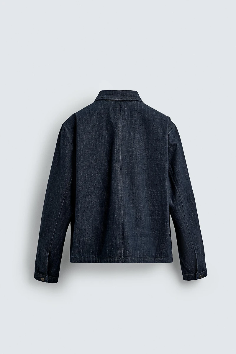 TOGGLE DENIM JACKET