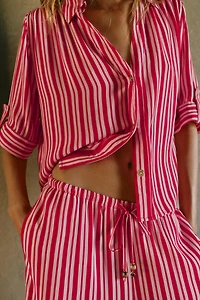 FLOWY STRIPED SHIRT