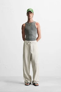 PANTALON COUPE DÉCONTRACTÉE JACQUARD
