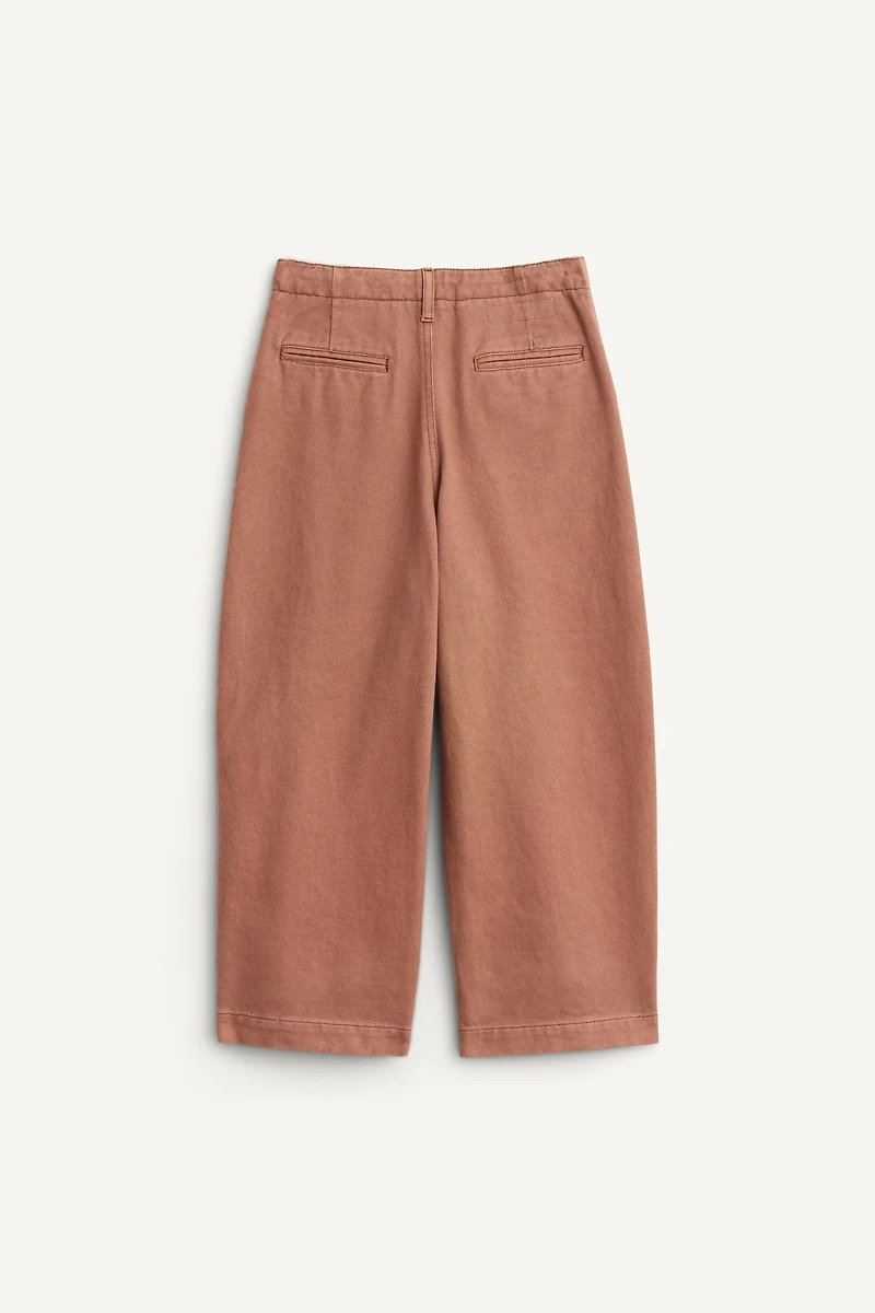 LIMITED EDITION CHINO PANTS WITH TOPSTITCHING