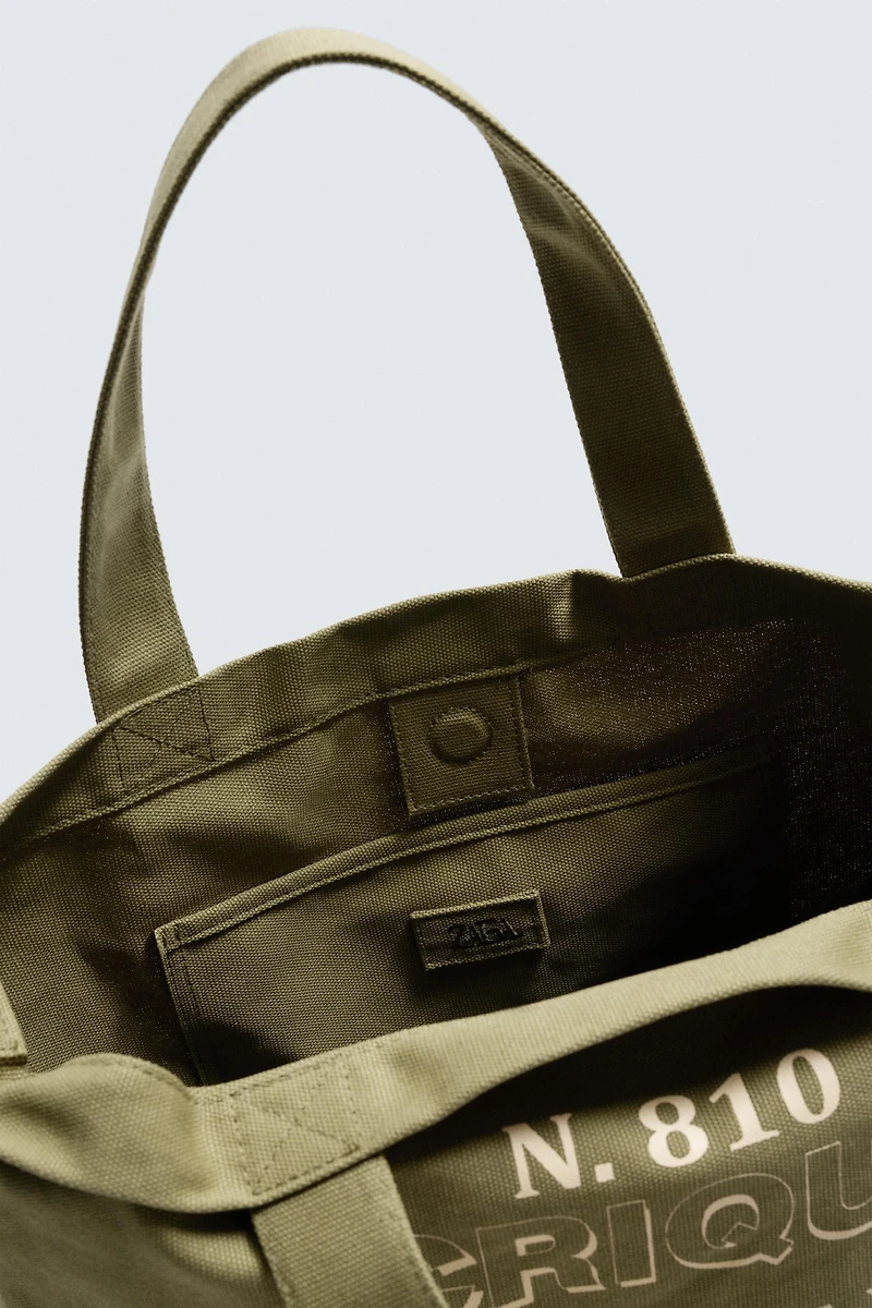 FABRIC SHOPPER BAG