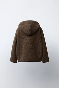HOODED FLEECE JACKET
