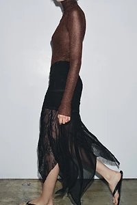 GEORGETTE COMBINATION SKIRT
