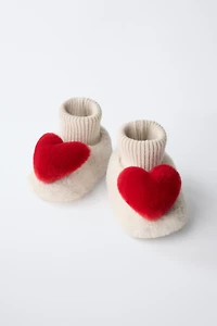 HEART SLIPPERS