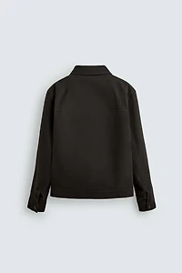 QUILTED POCKET OVERSHIRT