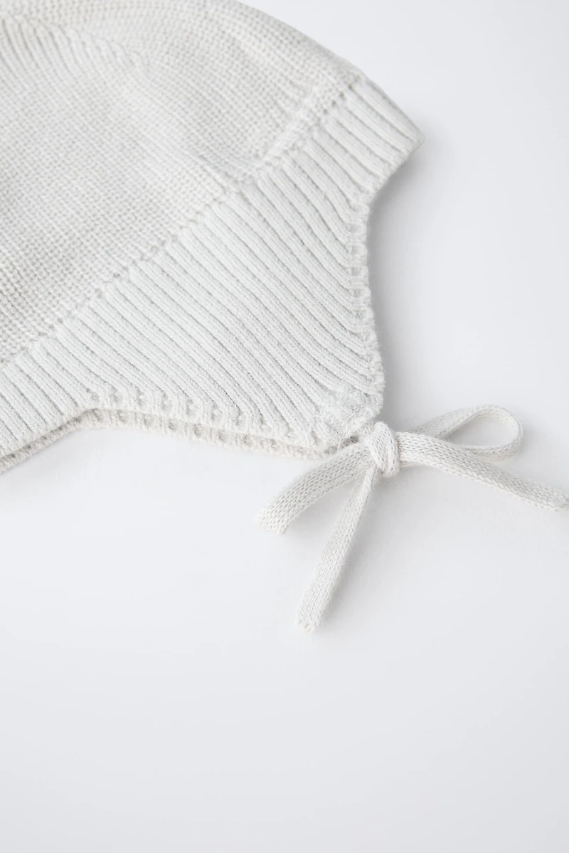 PEARL KNIT BONNET