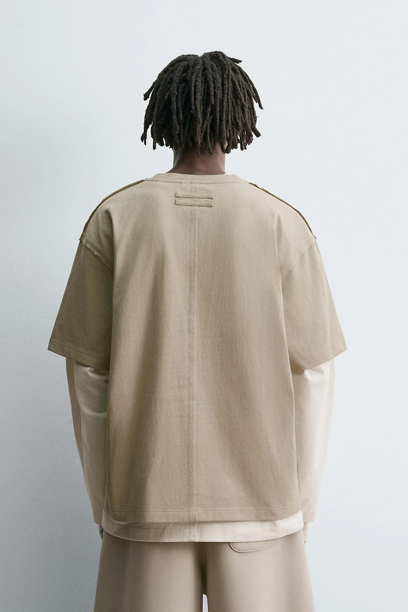 T-SHIRT HEAVYWEIGHT EFFET ENVERS