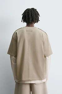 T-SHIRT HEAVYWEIGHT EFFET ENVERS