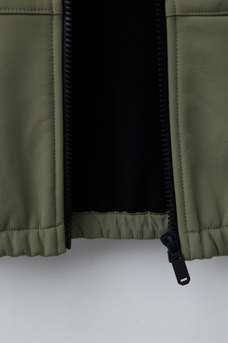 LINED HOODED JACKET