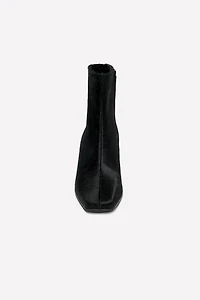 HAIR EFFECT LEATHER HEELED BOOTS LUDOVIC DE SAINT SERNIN x ZARA