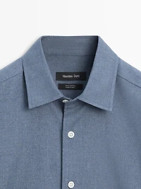 Chemise oxford chinée
