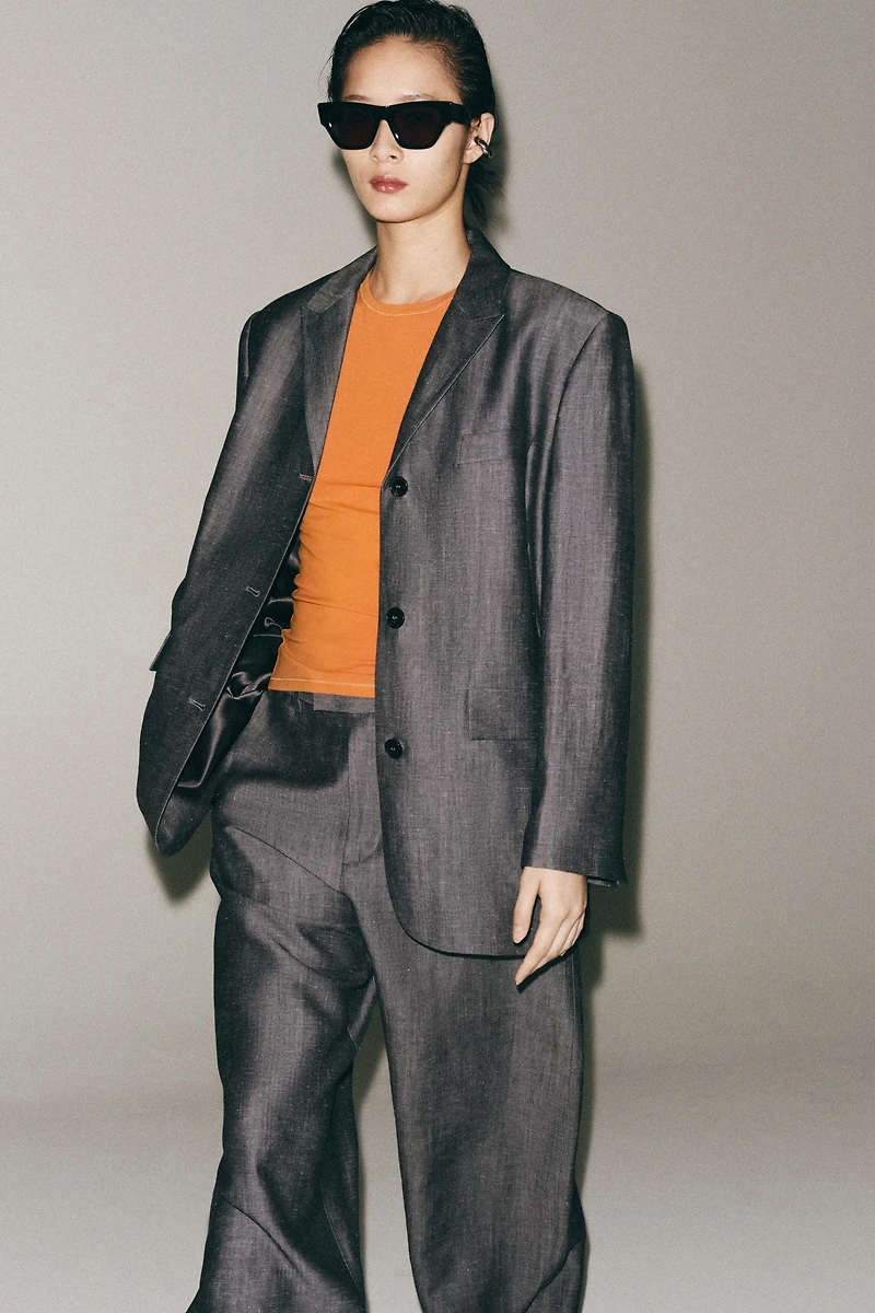 VESTE DROITE AVEC LIN ZW COLLECTION