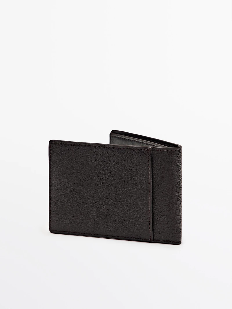 Nappa leather landscape wallet