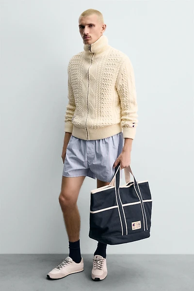 SAC SHOPPER EN TISSU CHAMPION ® X ZARA