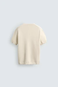 T-SHIRT EN MAILLE COUPE DÉCONTRACTÉE