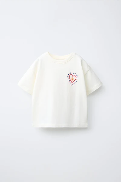T-SHIRT À INSCRIPTION IMPRIMÉE