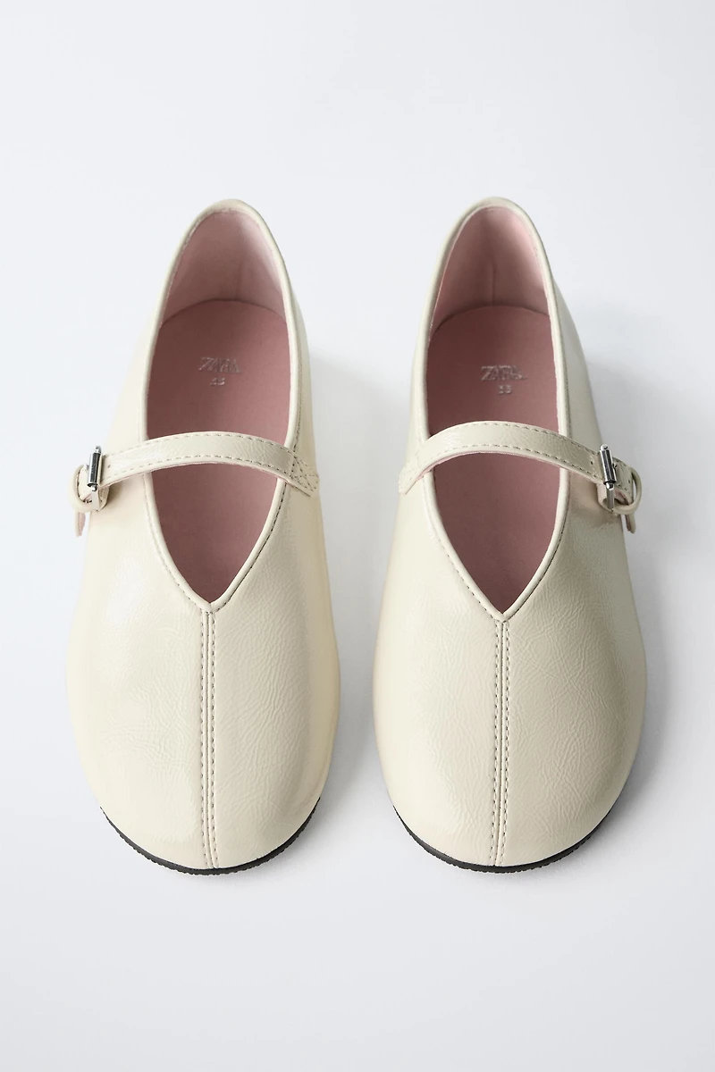 PATENT BALLET FLATS