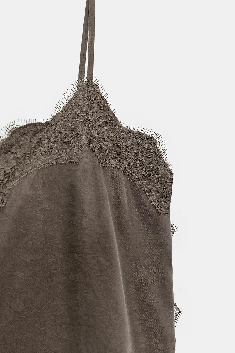 LACE CAMISOLE TOP ZW COLLECTION